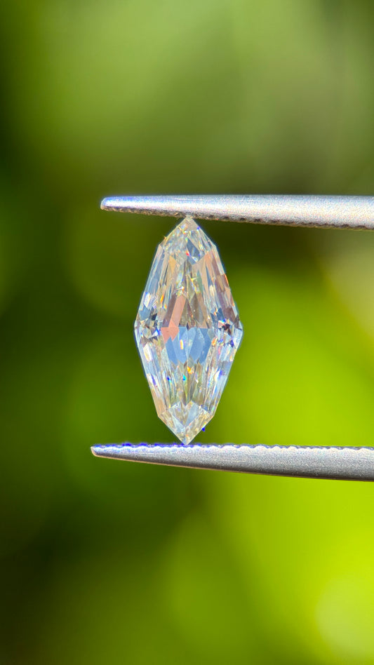 1.69Ct Marquee Step Cut  K-VVS Natural Diamond